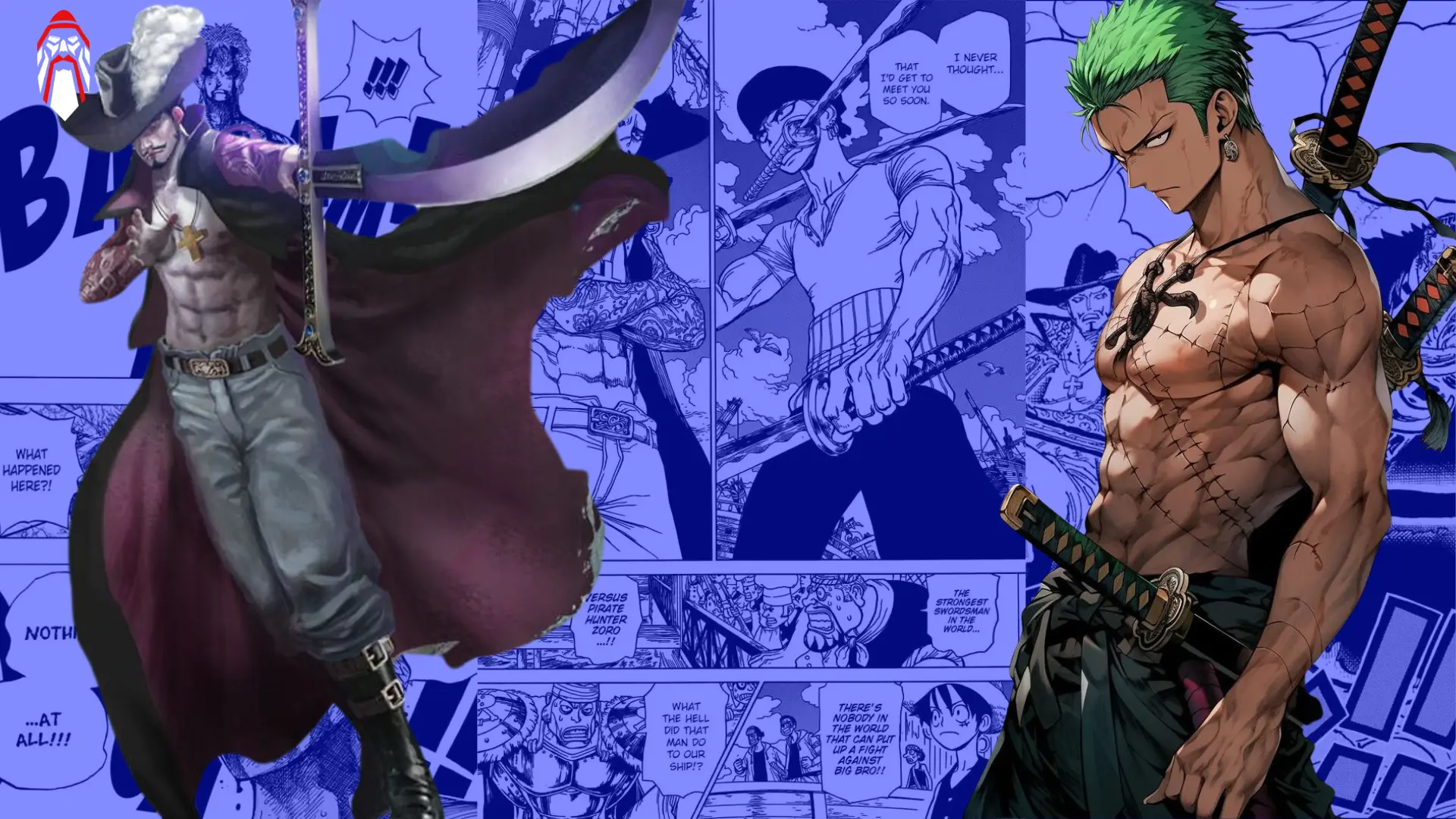 Roronoa Zoro vs Dracule Mihawk